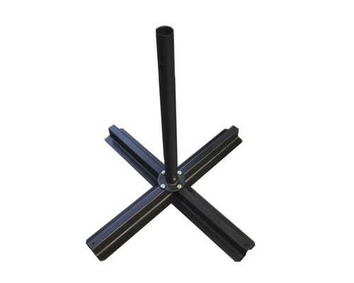 Soluna Lyon zweefparasol, Ø 300 cm, hoogte 270 cm, donkergrijs