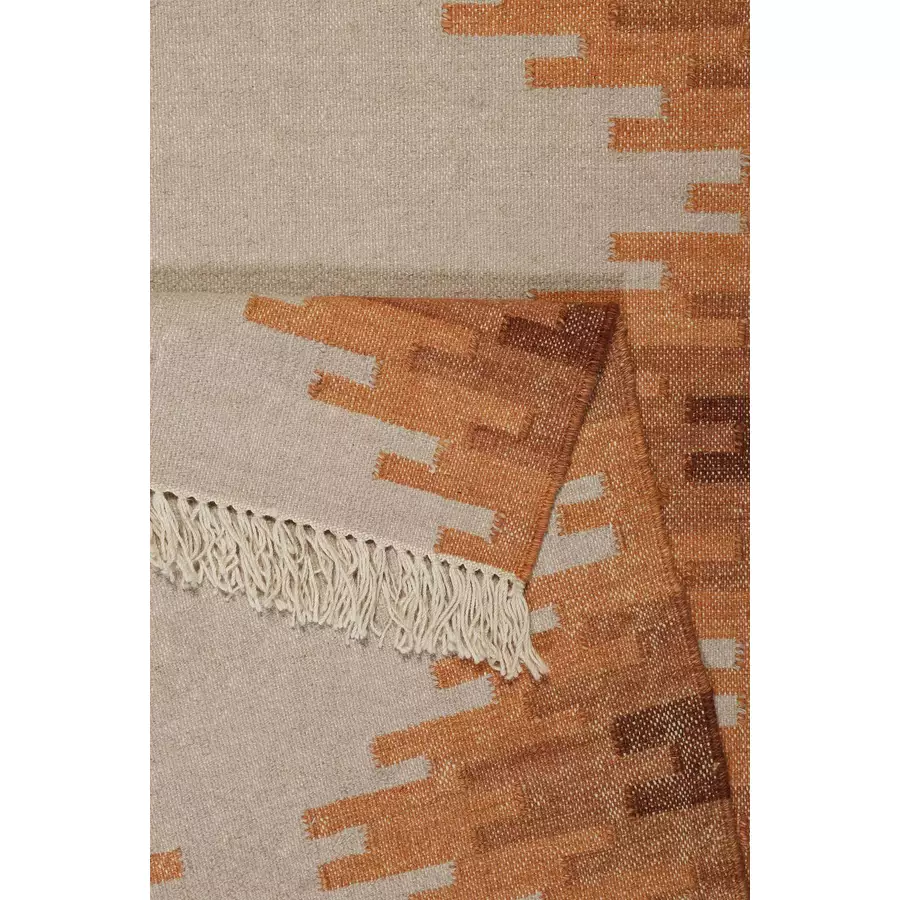 Green Looop Handweb-Teppich Belle beige
