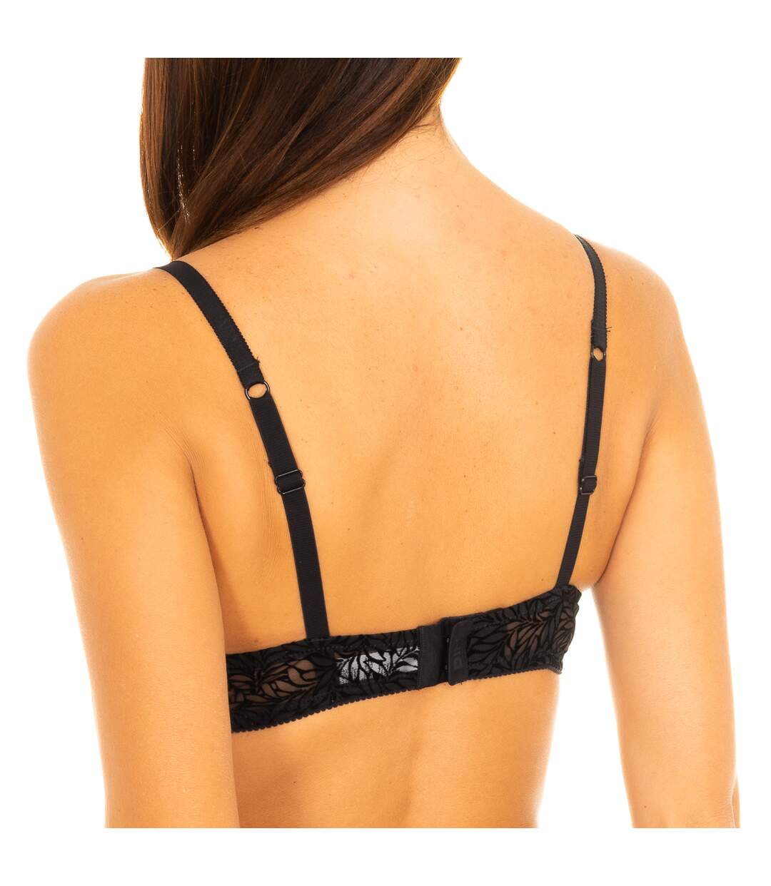 Underwire bra with velvet details 009B3 woman