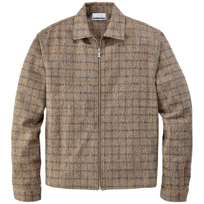 Herrenjacke mit Zipper, Camel