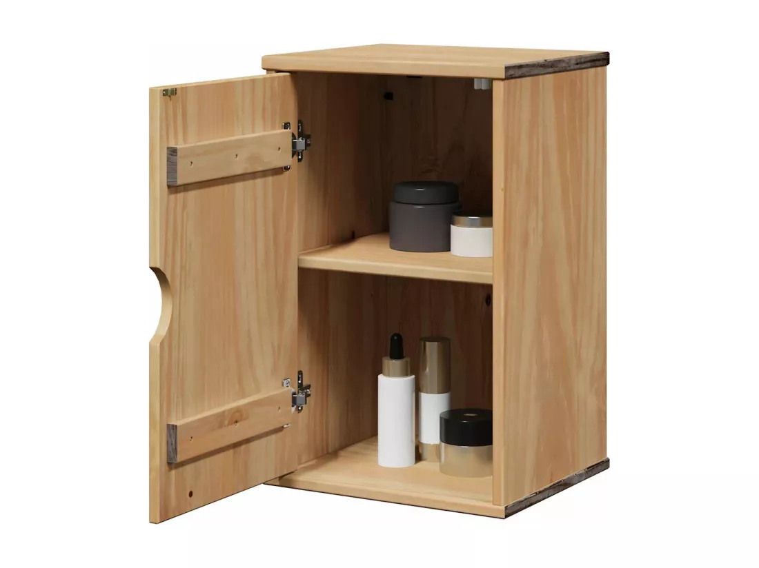 Armoire murale de salle de bain OTTA 35x30x55 cm bois massif