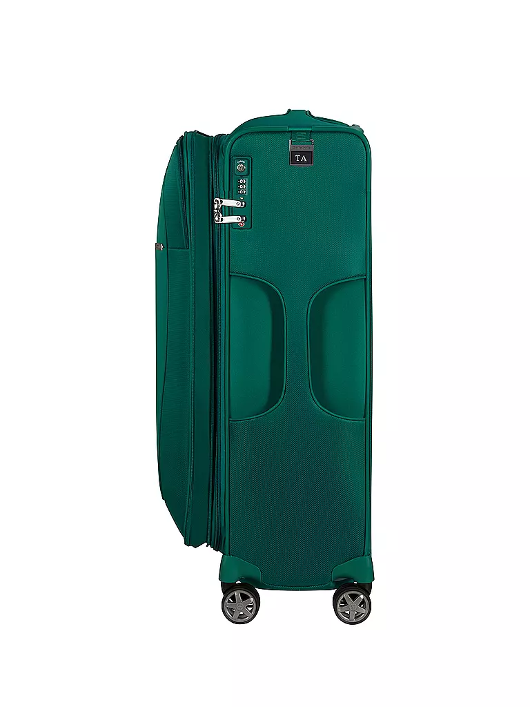 SAMSONITE Trolley Weich D' LITE SPINNER 71cm erweiterbar Pine Green dunkelgrün