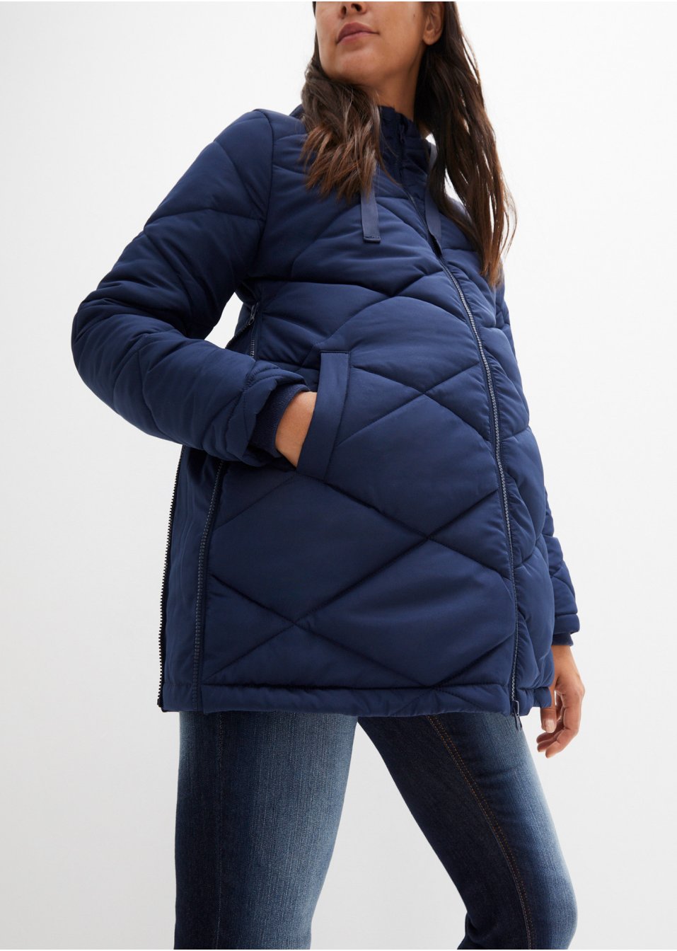 Veste matelassée de grossesse et de portage