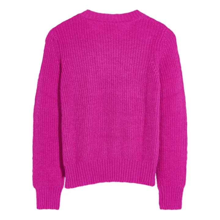 Bellerose Pull Col rond Diot | Rouge cerise