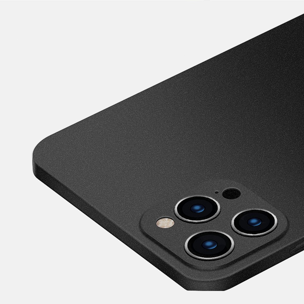 iPhone 14 Pro Max Hülle Hardcase Super Slim   Kameraschutz - Grau (Matt)