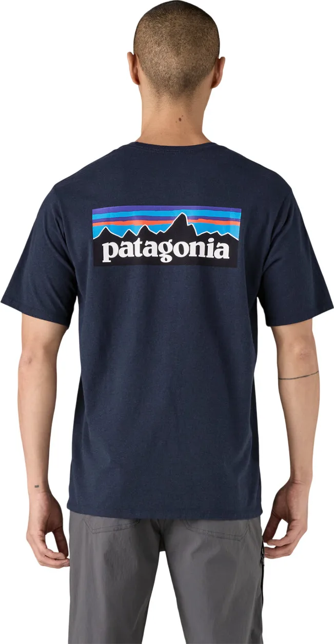 Patagonia Men's P-6 Logo Responsibili-Tee New Navy