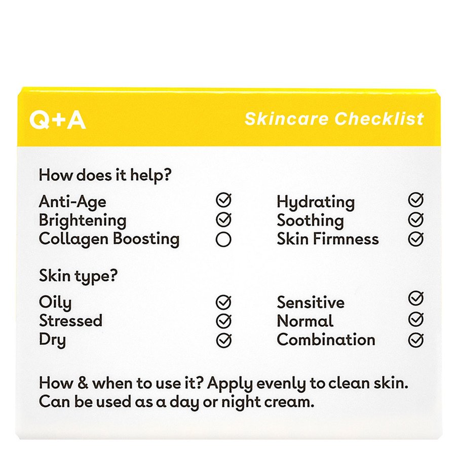 Q+A Ceramide Defence Face Cream 50g