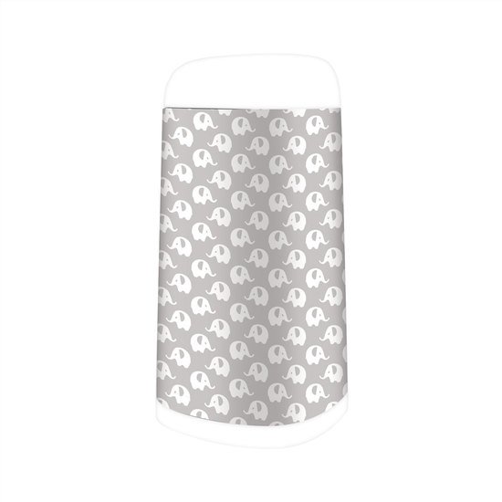 Habillage pour poubelle Dress Up   Elephants Gris        de               Angelcare