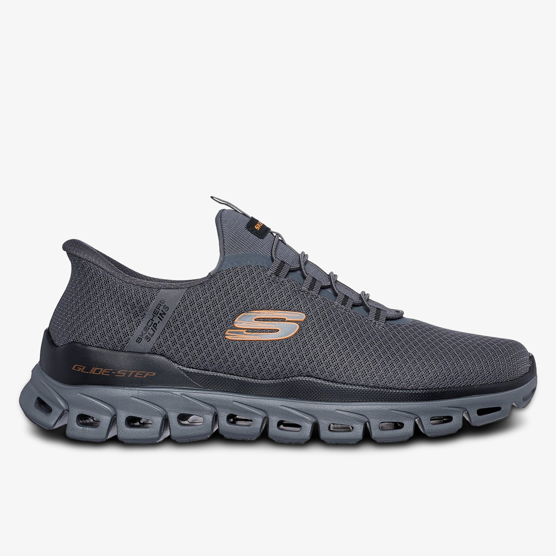 SKECHERS Glide Step Noxus Slip Ins Herren Slip On grau