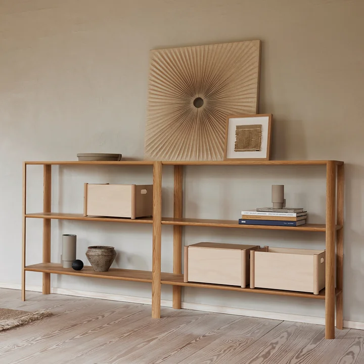 Form & Refine - Leaf Regal, 1 x 2, Eiche