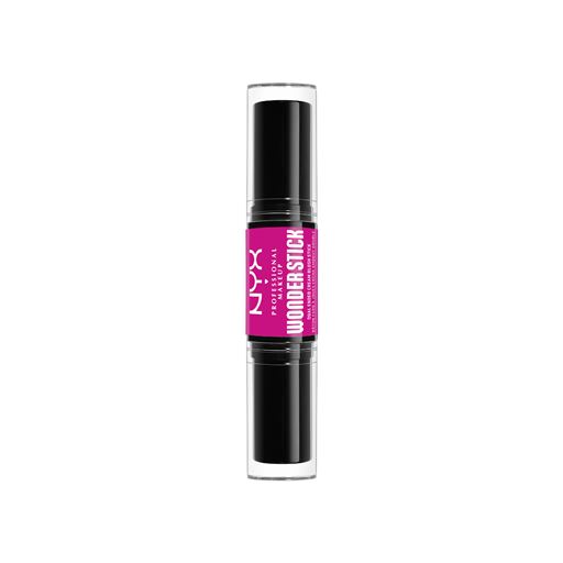 NYX Professional Makeup Wonder Stick Dual-Ended Cream Blush Stick, 01 Light Peach   Baby Pink