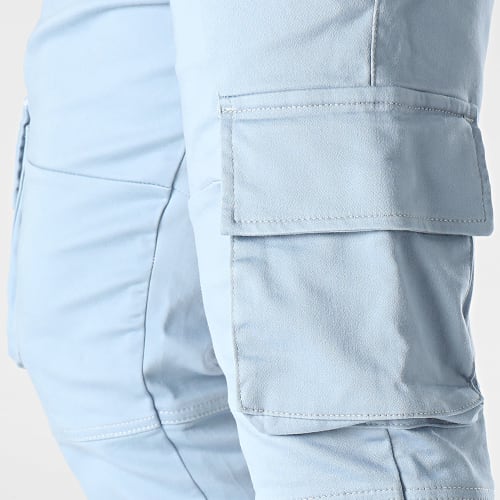 Pantalon Cargo Bleu Clair