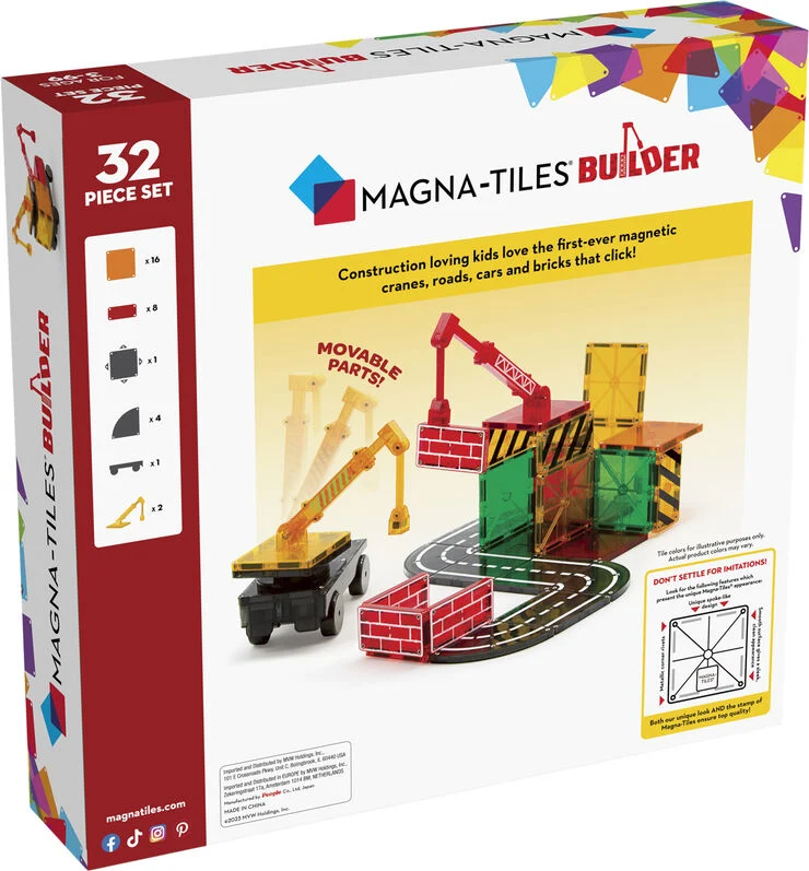 Magna-Tiles Magna-Tiles Builder, 32 pcs