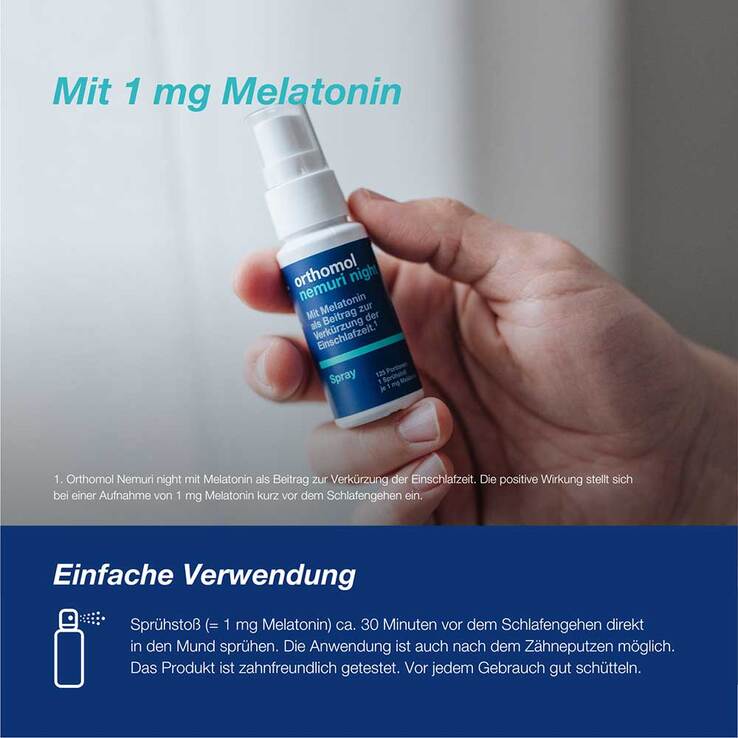 Orthomol nemuri night Spray, 25 ml
