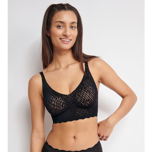 Sloggi Zero Feel Bliss Bralette, Black, S