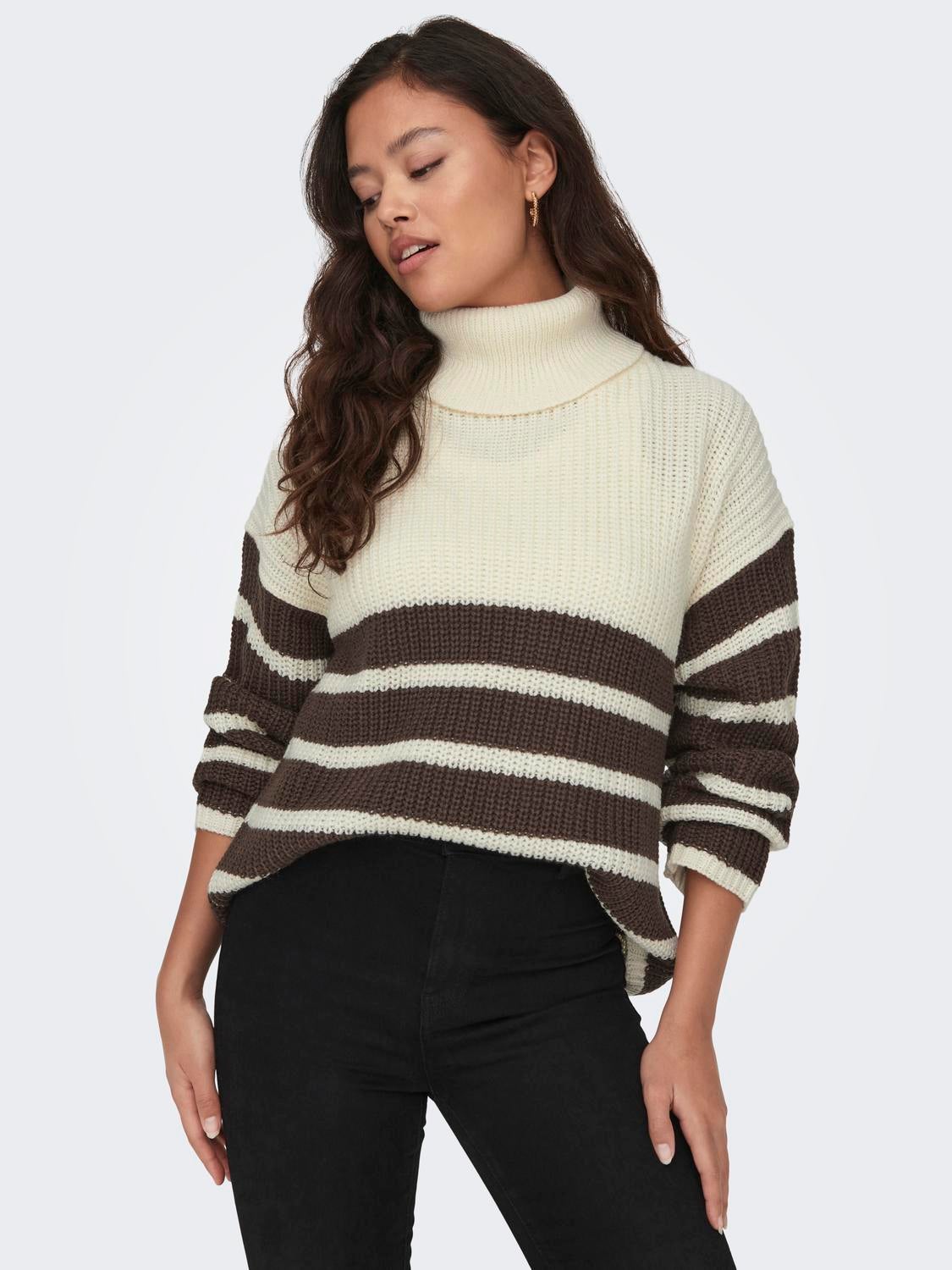 JDYJUSTY Strickpullover Eggnog