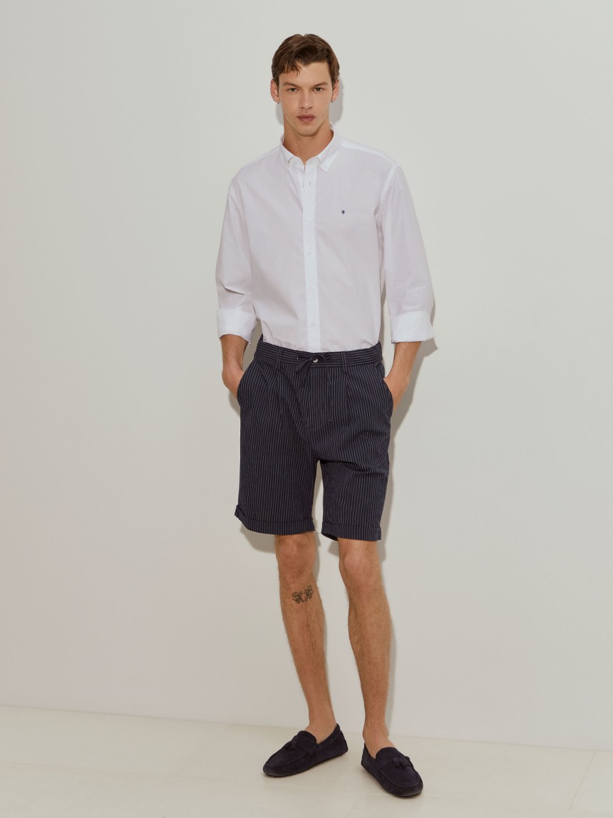 Camisa de algodão regular fit