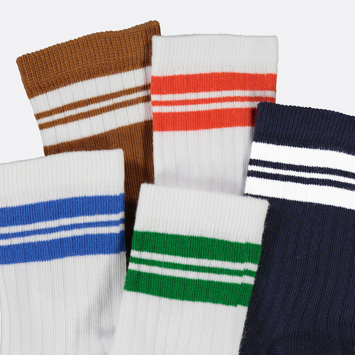COLEÇÃO LA REDOUTE<br>Conjunto de 5 pares de meias