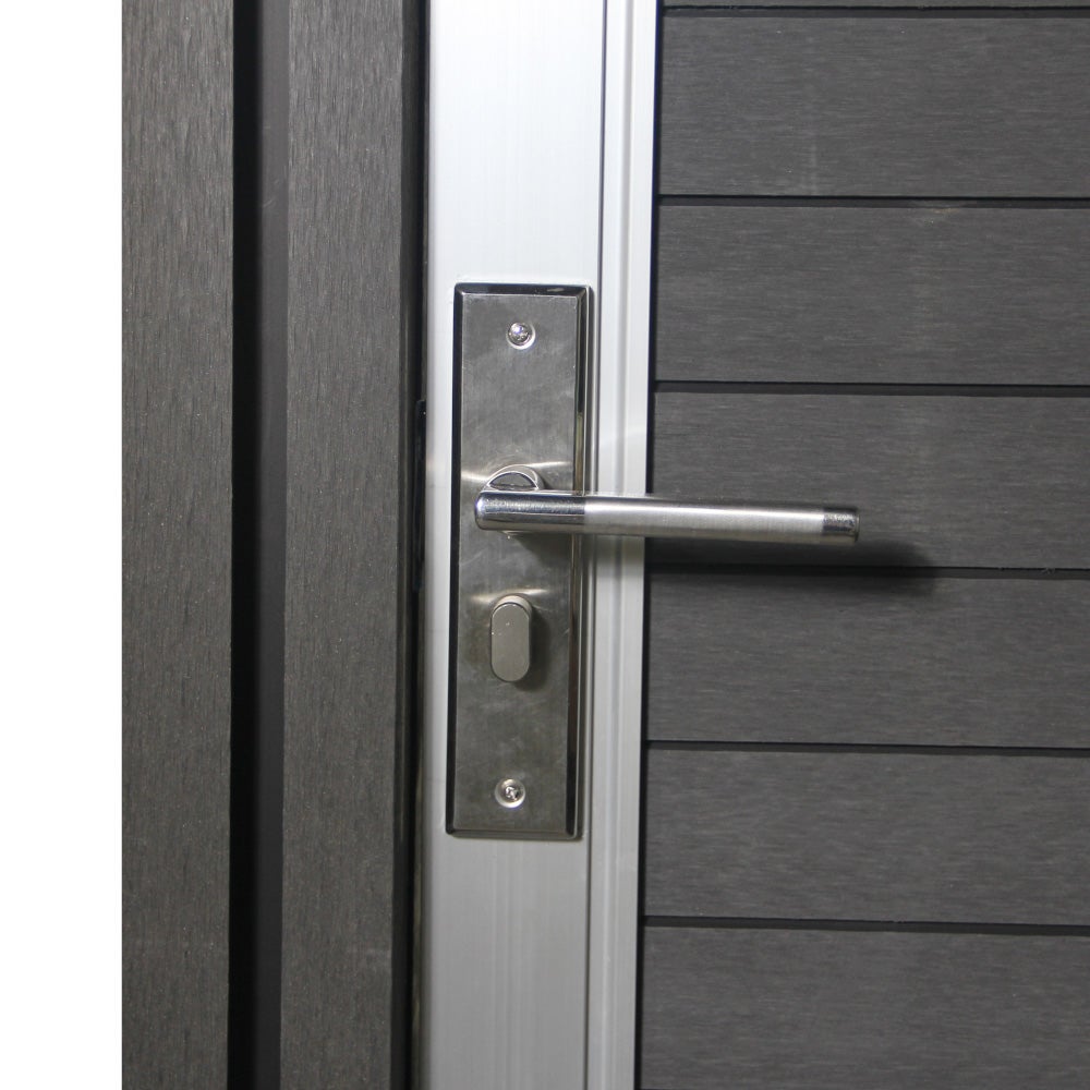 Home Deluxe - WPC Tuinpoort - CALLATOR - B x H: 90 x 180 cm, incl. accessoires | Tuinpoort Privacy Scherm Privacy Hek