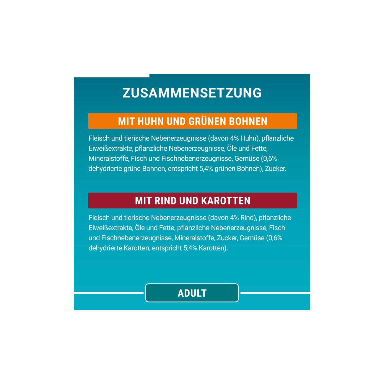 Purina ONE Adult 26x85g mit Rind und Karotten