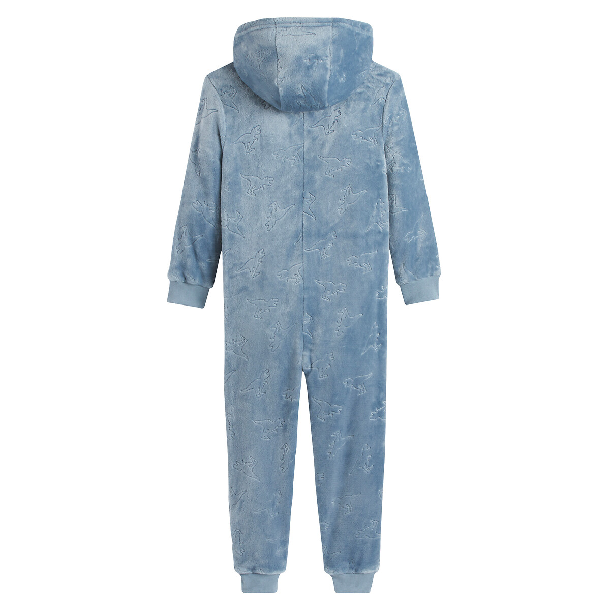 COLEÇÕES LA REDOUTE<br>Macacão com capuz de lã, estampa de dinossauro