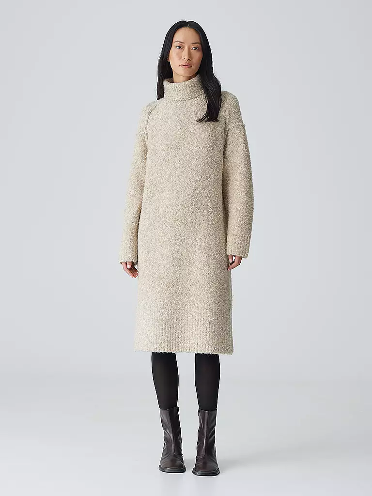 OPUS Midikleid WASTELLE creme