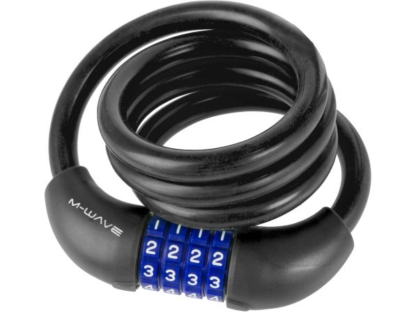 M-Wave Code Sort Spirallås, 100cm