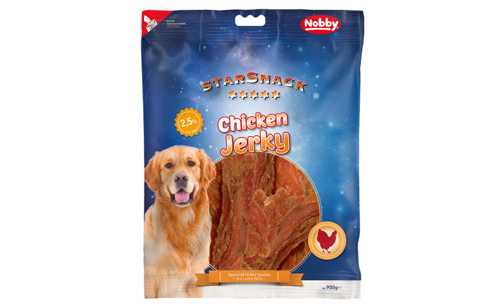Kausnack StarSnack Chicken Jerky, 900 gKauspass für gesunde Zähne