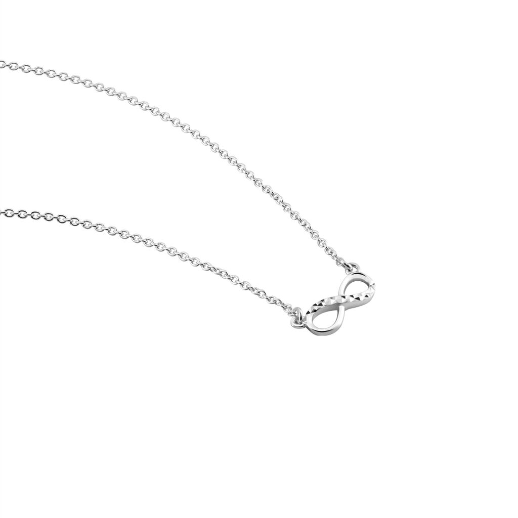 Collier Argent Blanc Teoxane