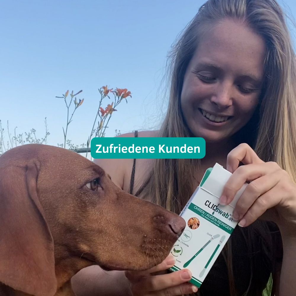 CLICswab Ohren/Augenreiniger für Hunde und Katzen