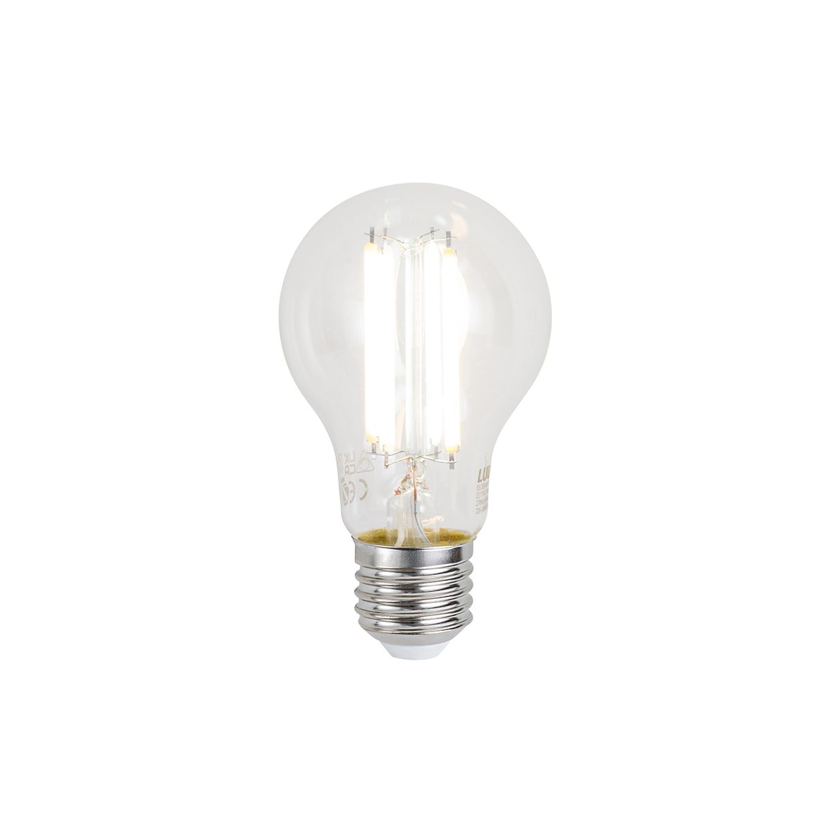 Set van 3 smart E27 dimbare LED lampen A60 7W 806LM 2700-6500K incl. Zigbee Smart Hub