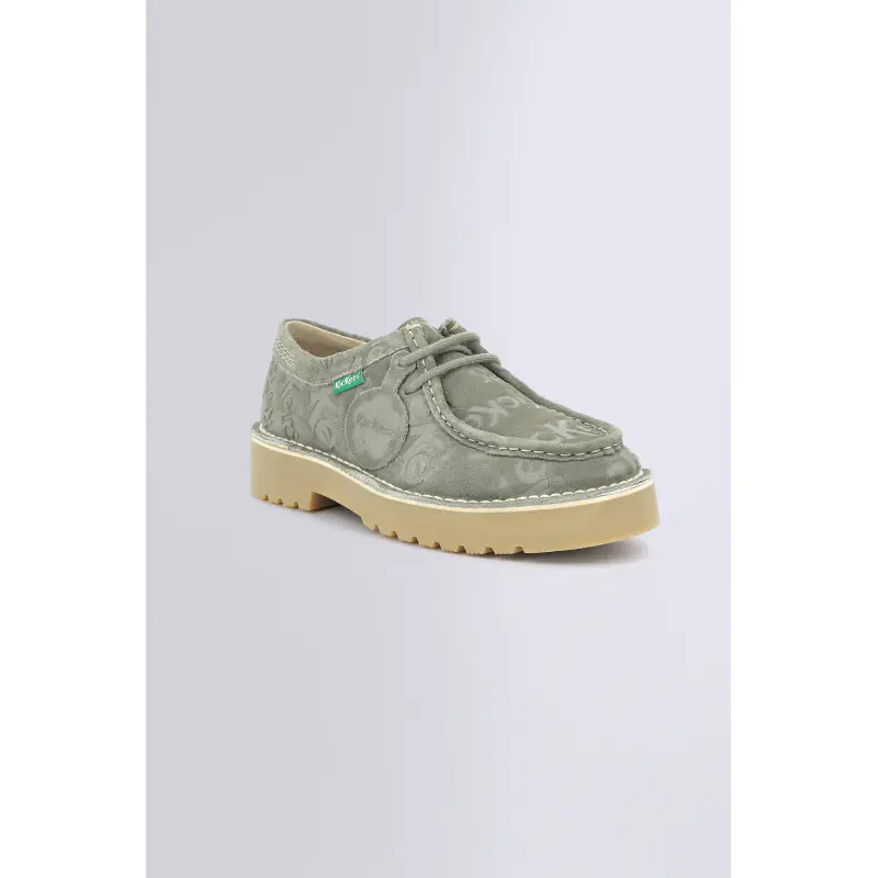Daltrey low Kaki DERBIES Cuir Femme