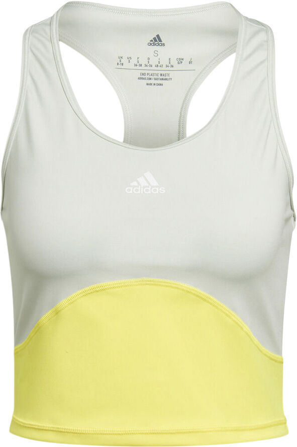 adidas Aeroready Train HIIT Crop top Grå