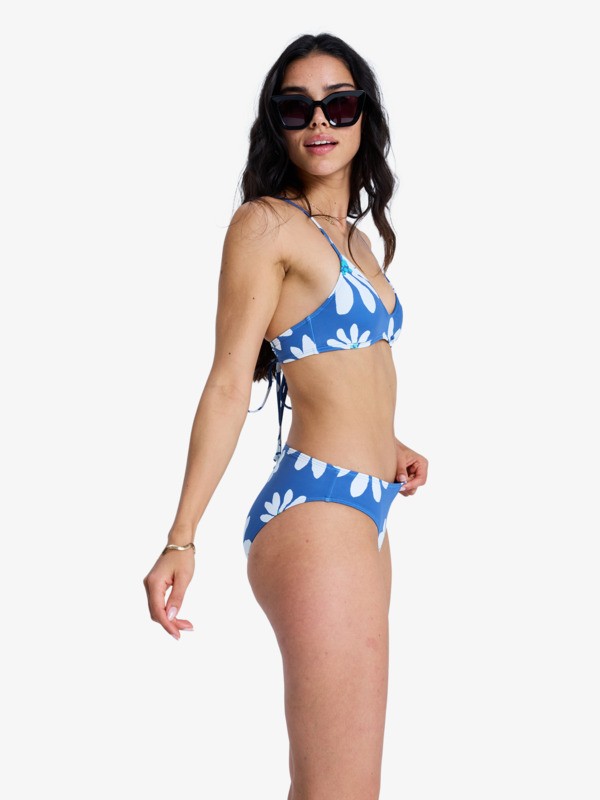 Printed Essentials Hipster Bas de bikini hipster Bleu Femme