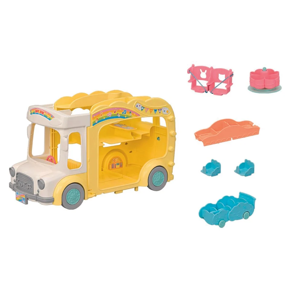 Sylvanian Families - Regnbue Sjov Børnehave Bus (5744)