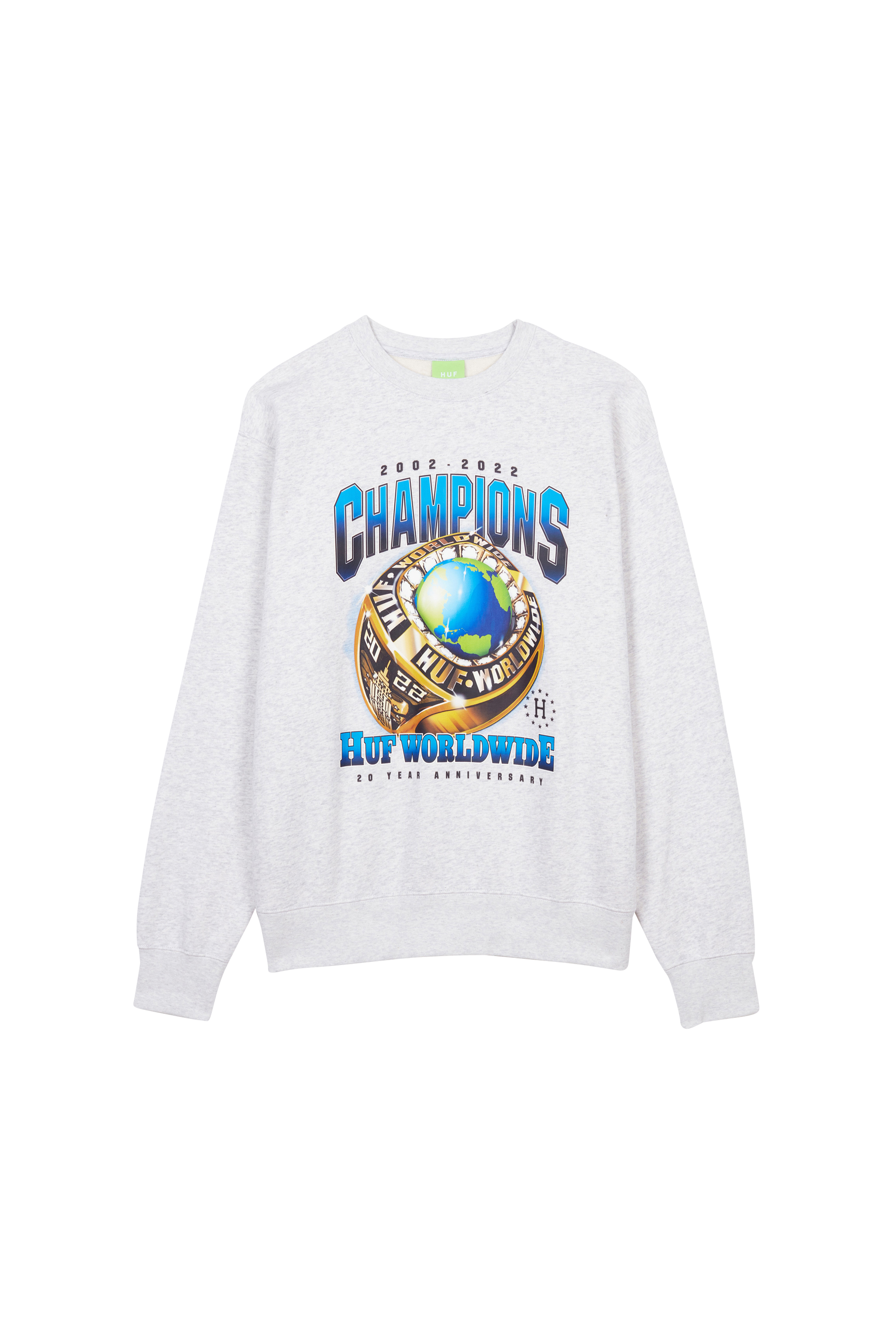 HUF Sweatshirt  CHAMPIONS CREW ATHLETIC Gris