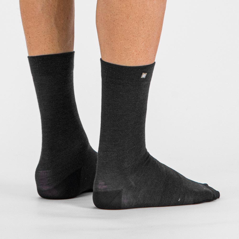 Sportful Matchy Wool Fietssokken Zwart