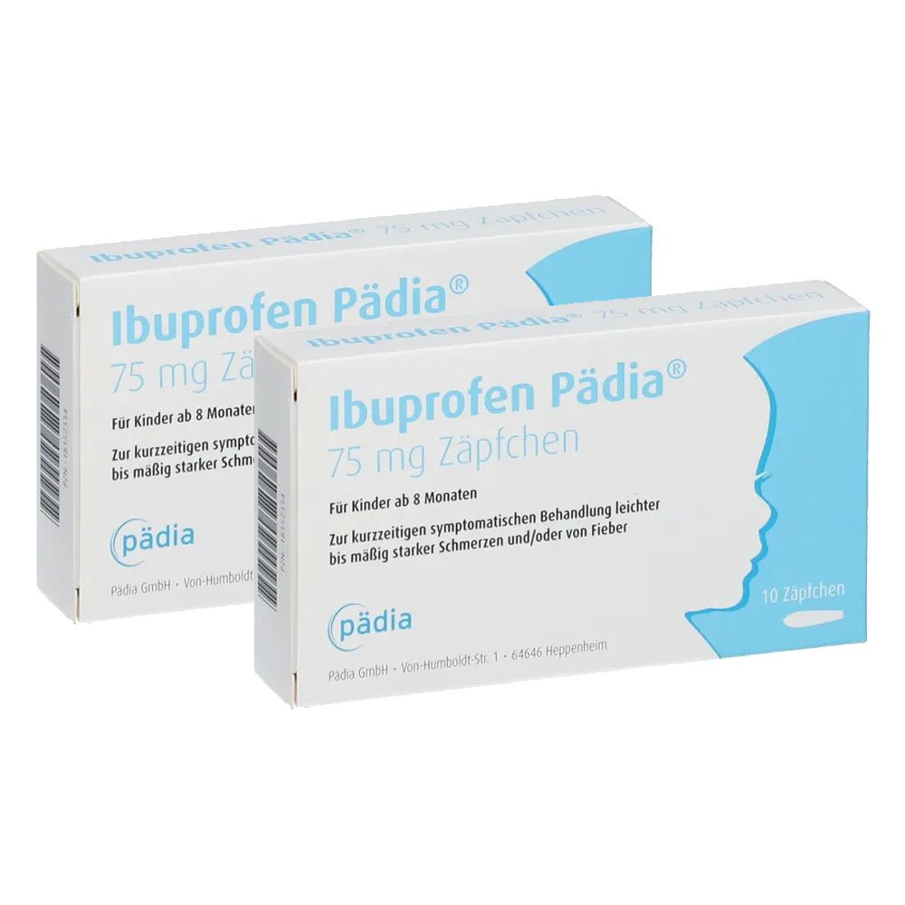 Ibuprofen Pädia® 75 mg Zäpfchen