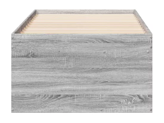 Lit de jour avec tiroirs sans matelas sonoma gris 100x200 cm
