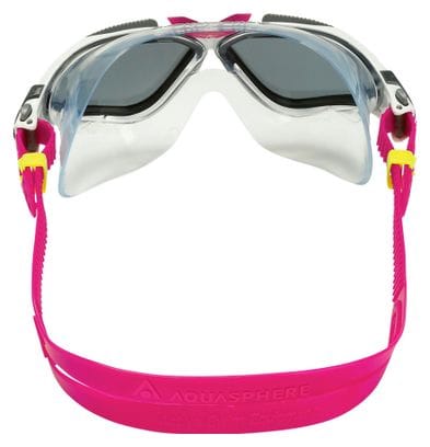 Lunettes de Bain Aquasphere Vista Blanc / Argent - Verre Dark