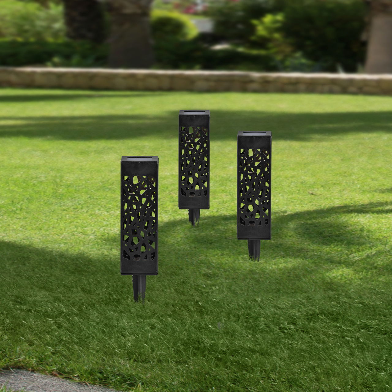 Ambia Garden Solarleuchten Set 3-tlg.
