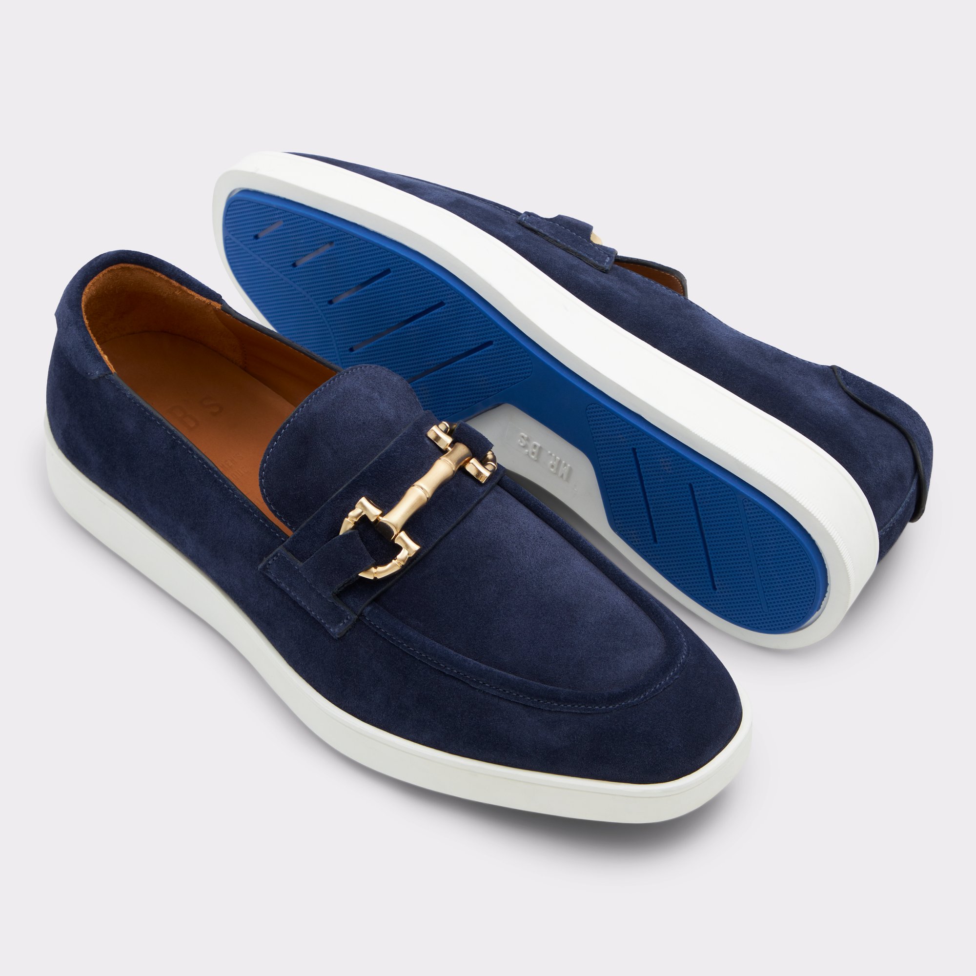 Courtside Navy Men Loafers & Slip-Ons