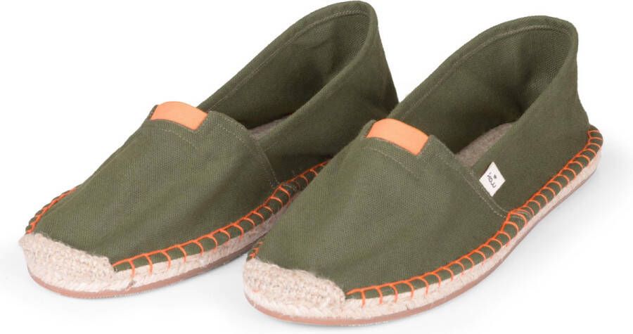Kingdom of Wow Espadrilles Heren Extra Fit Elastische Instapper Handgemaakt