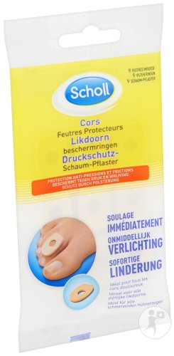 Scholl Protecteurs De Cors Ovales - Feutre Pièces 9