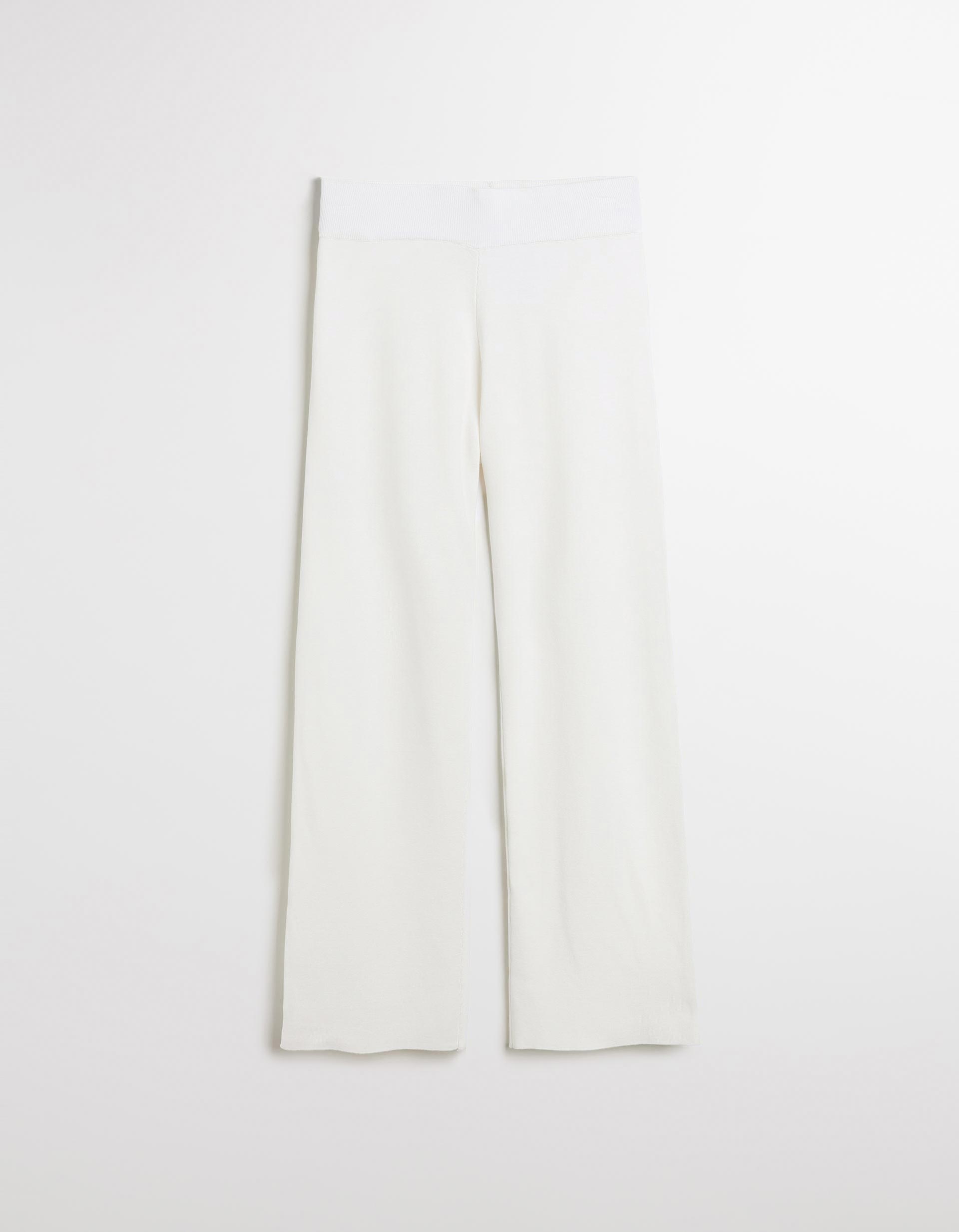 Calças de Malha, Mulher, Branco