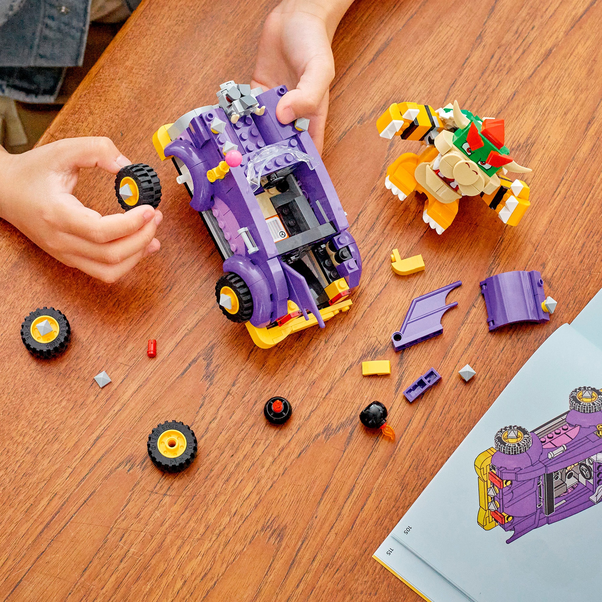 LEGO Konstruktionsspielzeug Super Mario Bowsers Monsterkarre - Erweiterungsset