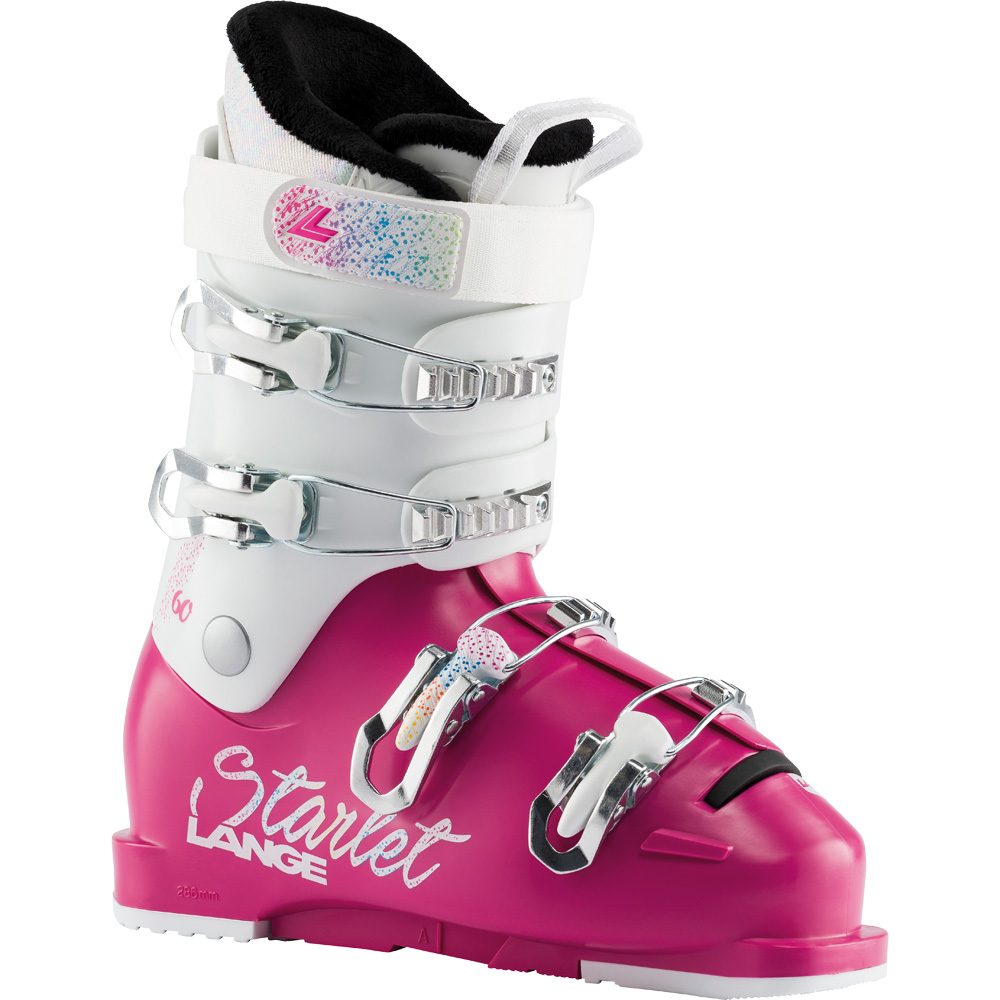 Lange Starlet 60 Alpin Skischuhe Kinder magenta sparkle