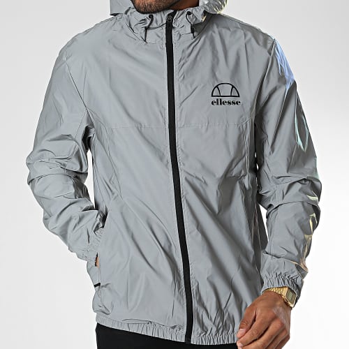 Veste Zippée Capuche Moralez SXG13654 Gris Réfléchissant