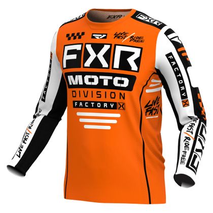 Maillot cross FXR YOUTH PODIUM 24 - Orange / Blanc