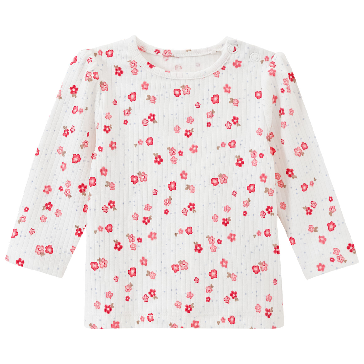 Topomini 2 Newborn Langarmshirts im Set beige / weiss